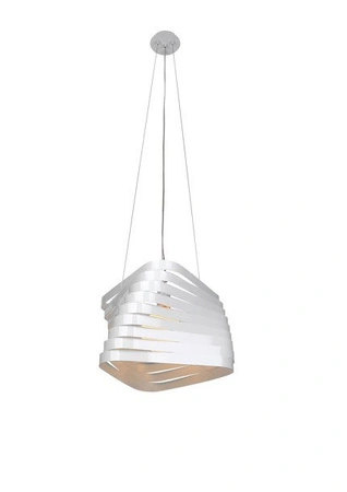 Lampa wisząca Bizo metalowa biała do salonu nad stół 1xE27 Candellux