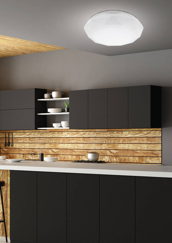 Plafon LED Sky okrągły 51 cm 6500K biały nowoczesny