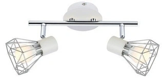 Lampa sufitowa Verve listwa regulowana 2-punktowa do korytarza