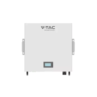 Magazyn Bank Energii V-TAC Powerbank Ścienny 5,12kWh 51,2V 100Ah VT-48100E-W 5 Lat Gwarancji