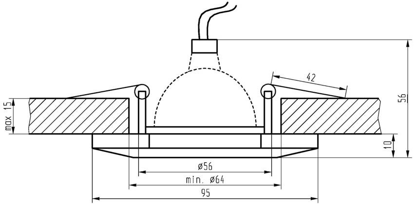 Oprawa sufitowa SS-14 Candellux aranżacja