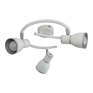 Lampa sufitowa Fido reflektor regulowana 3-punktowa do salonu metalowa