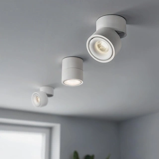 Ruchomy Spot LED EZ-CL06A-12 12W 3000K Biały