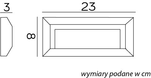 Lampa elewacyjna 2502C DG aranżacja