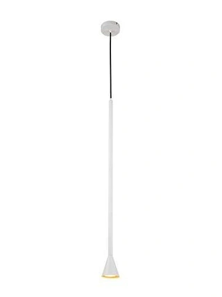 Lampa wisząca tuba Tucson biała metalowa GU10 regulowana wysokość
