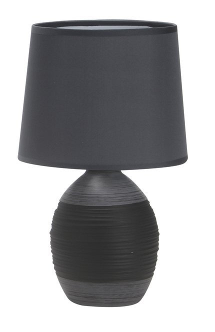 Lampka stołowa czarna ceramiczna Ambon 41-78643