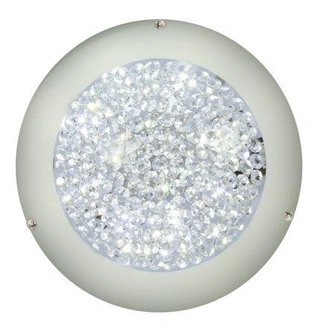 Plafon LED Pristina okrągły 30 cm 4000K biały do salonu