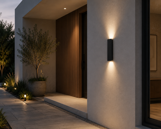 Kinkiet zewnętrzny RIXOS UNO-BH-004 6W CCT Ip65 czarny