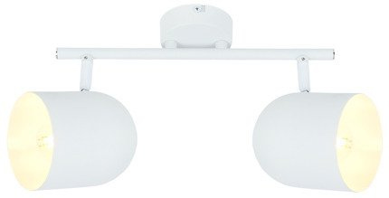 Lampa listwa ścienna/sufitowa biała 2xE27 Azuro 92-63250