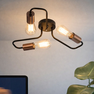 Lampa sufitowa Herpe listwa 3-punktowa metalowa