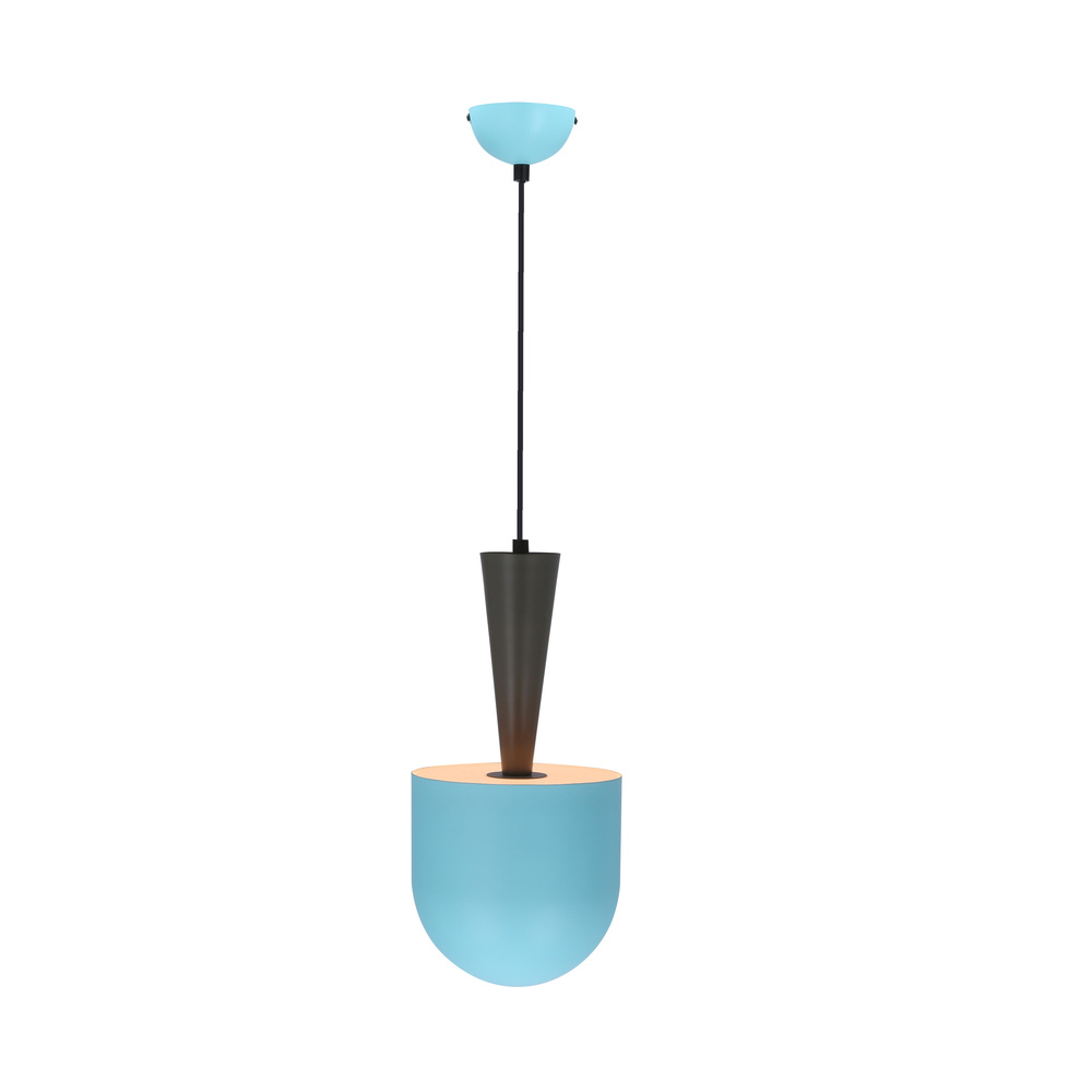 Lampa wisząca Visby nowoczesna pojedyncza kula do salonu E27 metalowa