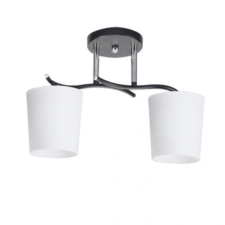 Lampa sufitowa Esnyr ze szklanymi kloszami 2-punktowa do salonu