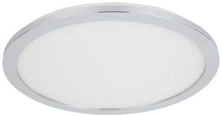 Plafon do łazienki PIXEL – srebrny 40 cm - okrągły plafon LED z funkcją ściemniania 3000K 24W IP44