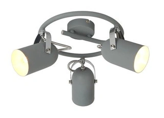 Lampa sufitowa Gray spot regulowana 3-punktowa do salonu