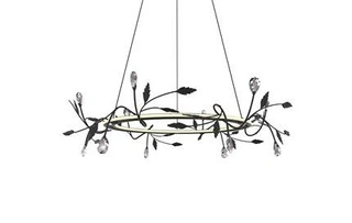 Lampa wisząca Apeti Giaros czarna do salonu LED 11-punktowa neutralna
