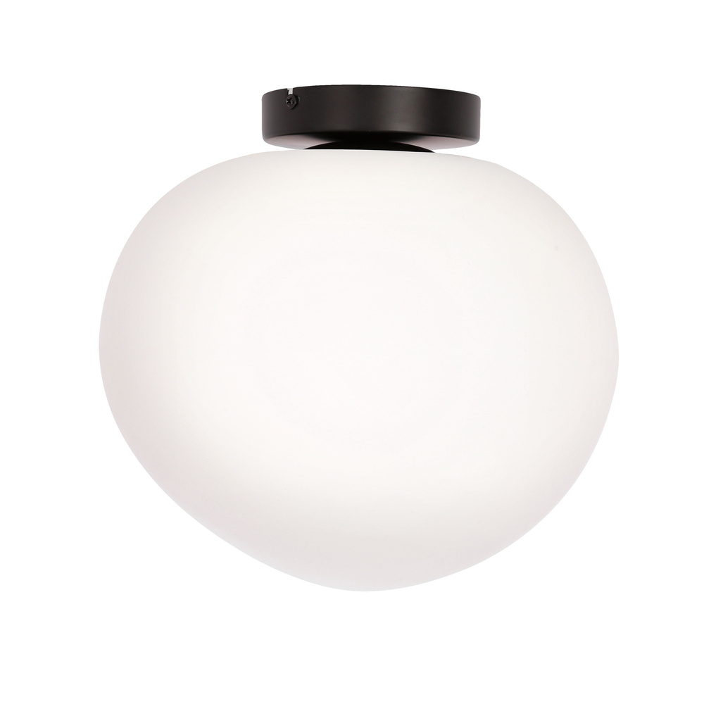 STONES lampa sufitowa plafon 30cm 1x40W E27 klosz biały 13-35189