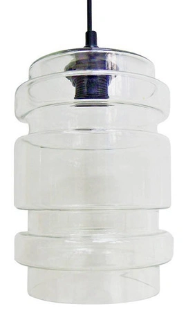 Lampa wisząca Decorado szklana bezbarwna pojedyncza do jadalni E27 60W