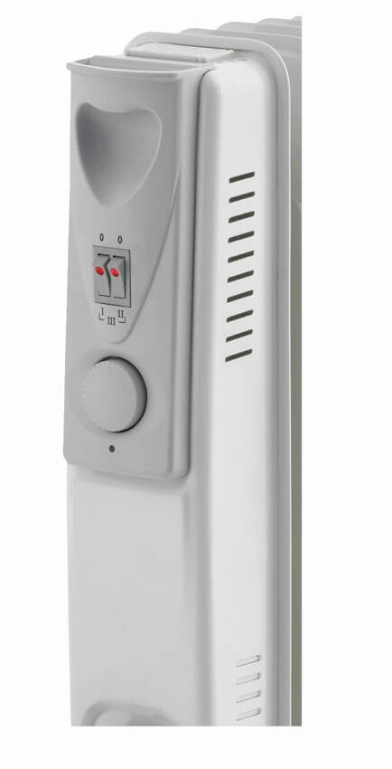Grzejnik olejowy 2500W VO2825 widok z przodu