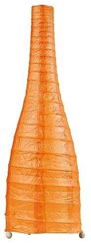 Lampka nocna Butelka papierowa pomarańczowa E14 55 cm