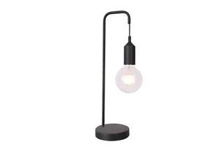 Lampka nocna Laren Ledea czarna metalowa industrialna E27