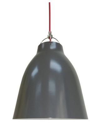 Lampa wisząca Pensilvania szara metalowa z kloszem do kuchni nad stół E27