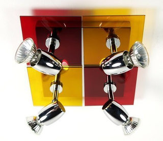 Lampa sufitowa Futura listwa regulowana 4-punktowa metalowa