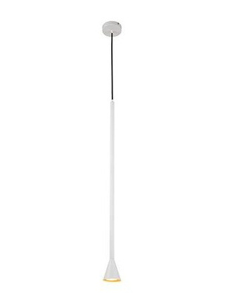 Lampa wisząca tuba Tucson biała metalowa GU10 regulowana wysokość