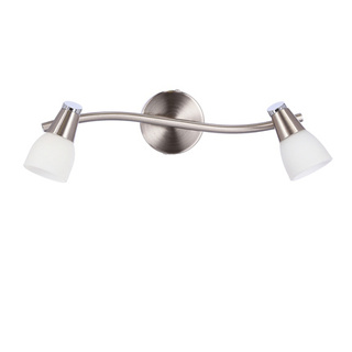 Lampa sufitowa SELIA listwa ze szklanymi kloszami regulowana 2-punktowa