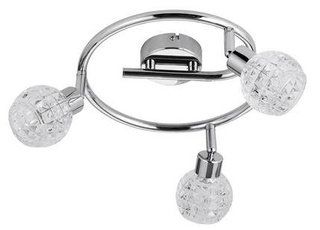 Lampa sufitowa Olimp okrągła ze szklanymi kloszami 3-punktowa do salonu