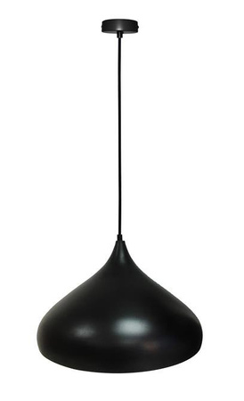 Lampa wisząca Viborg czarna metalowa 42cm do jadalni nad stół 1xE27