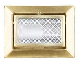 Oprawa schodowa kwadratowa złota ruchoma G4