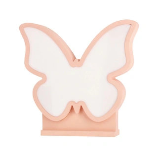 Lampka Butterfly do pokoju dziecięcego motyl różowa LED nocna