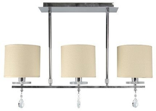 Lampa sufitowa Estera z abażurami 3-punktowa do salonu