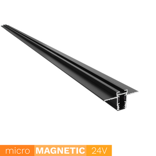Szyna Magnetyczna podtynkowa UN5-D Micro Magnetic 100cm czarna