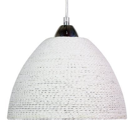 Lampa wisząca biała sznurkowa Braid 31-32751