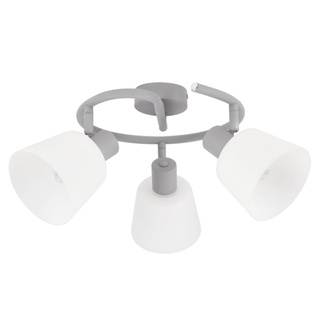 Lampa sufitowa Ginko oprawa ze szklanymi kloszami 3-punktowa do salonu