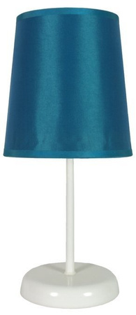 Lampka nocna Gala niebieska z abażurem E14 40W