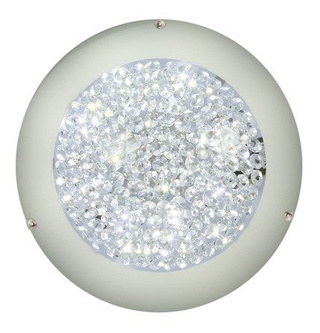 Plafon LED Pristina okrągły 30 cm 4000K biały do salonu