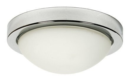 Plafon chrom/biały lampa 32cm 2xE27 Roda 11-74044