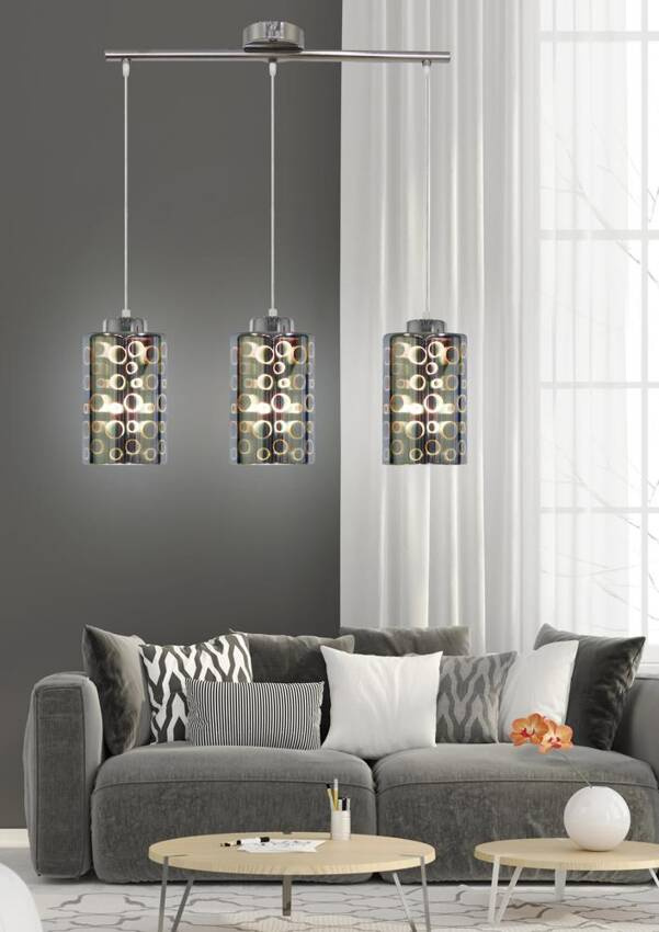 Lampa wisząca Nocturno Candellux detale klosza