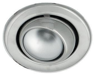 Oczko sufitowe okrągłe ruchome srebrne oprawa halogenowa R63