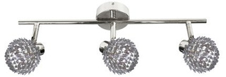 Lampa sufitowa Raven listwa regulowana 3-punktowa do salonu metalowa