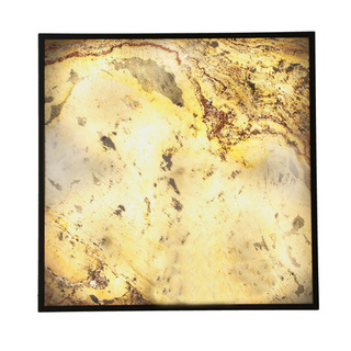 Plafon Luxan Indian Autumn kwadratowy 59x59 cm LED 90W 4000K fornir kamienny