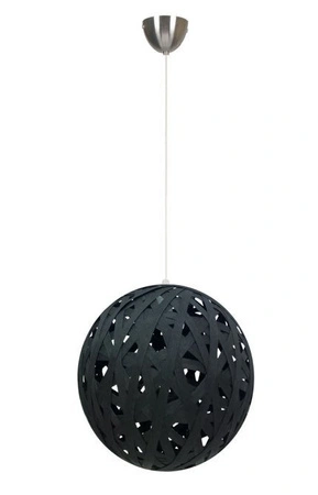 Lampa wisząca Frida kula czarna pojedyncza do salonu E27 1x60W