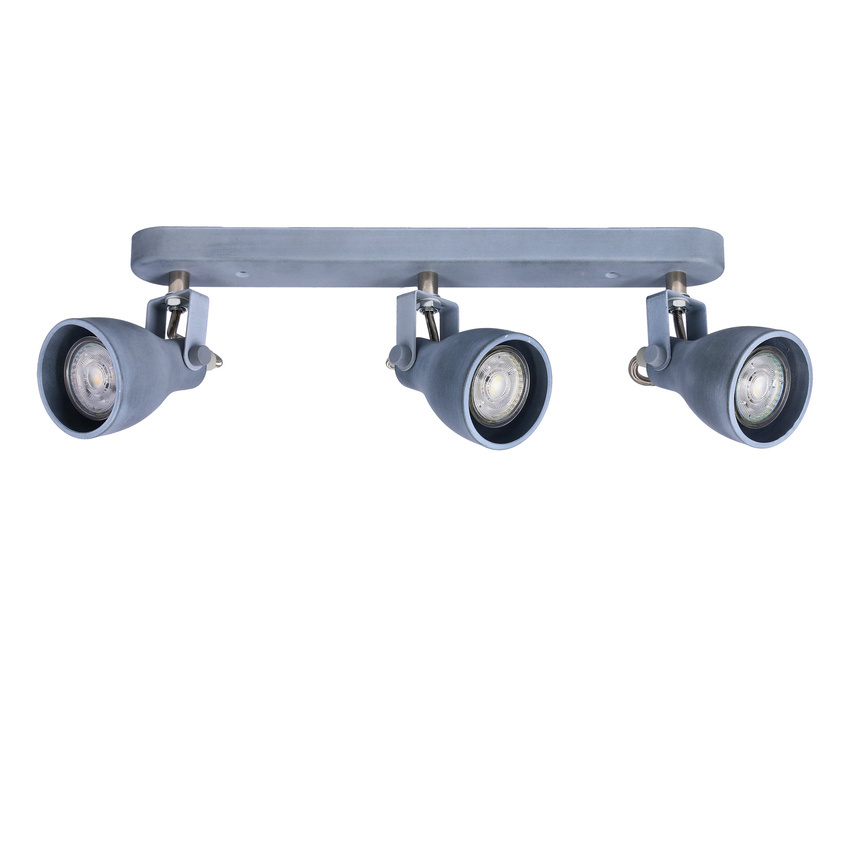 Lampa sufitowa ASH listwa reflektor regulowana 3-punktowa do korytarza metalowa