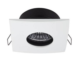 Oprawa halogenowa kwadratowa biała do łazienki IP65