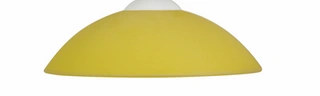 Klosz żółty szklany 28 cm 73-68081
