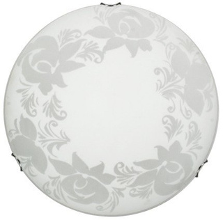 Plafon Beris okrągły szklany 30 cm E27 do salonu kuchni łazienki