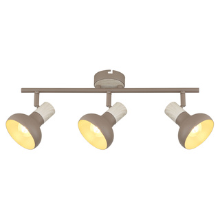 Lampa sufitowa Puerto listwa 3-punktowa do salonu metalowa