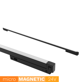 Linia LED do szyn magnetycznych UN5-600F Micro Magnetic 18W 3000K Czarna